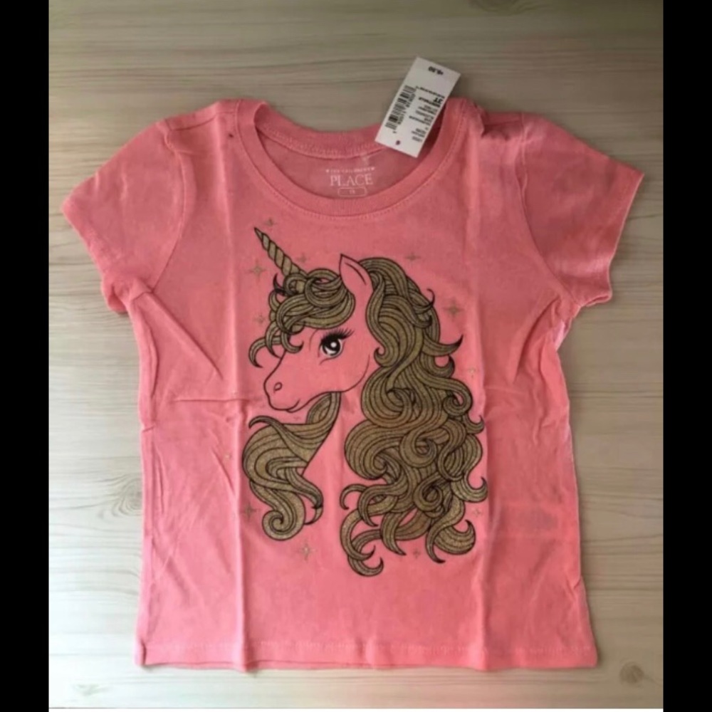 The Children’s Place Pink Unicorn T-Shirt